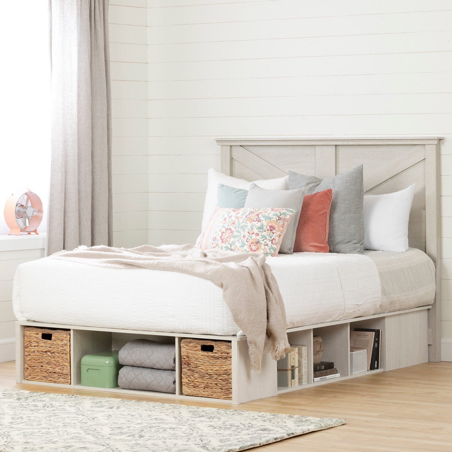 Queen Complete Storage Bed Set