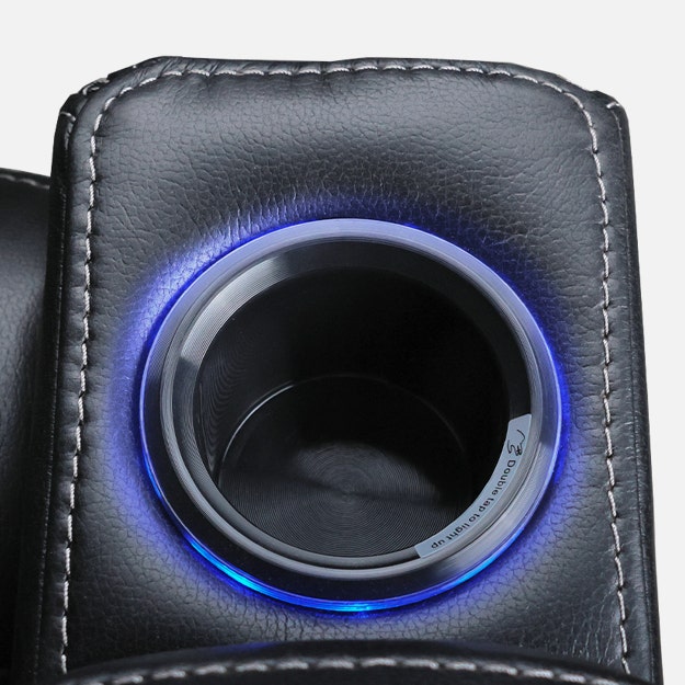 Cup Holders with LED Lighting