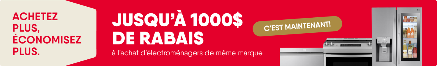 Soldes de Noël sur une sélection d'électroménagers!