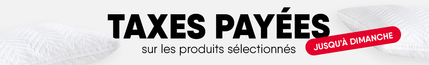 Taxes payées sur les produits sélectionnés