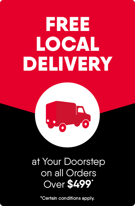 Free local delivery. Certain conditions apply.