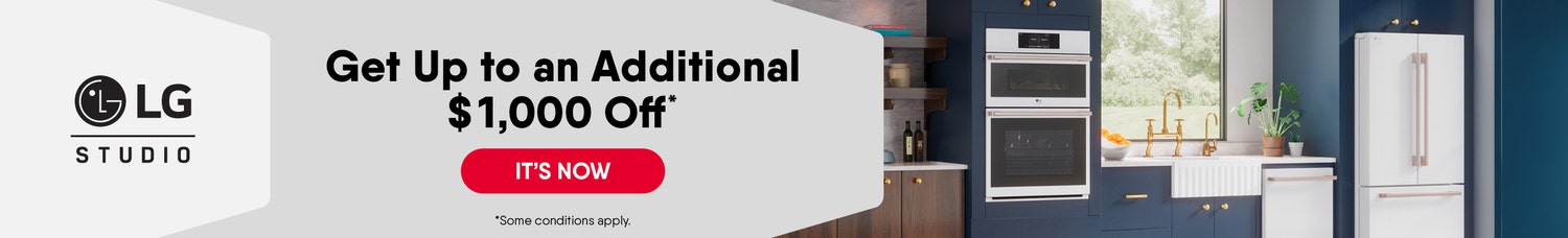 LG STUDIO - Get Up to an Additional $1,000 Off*