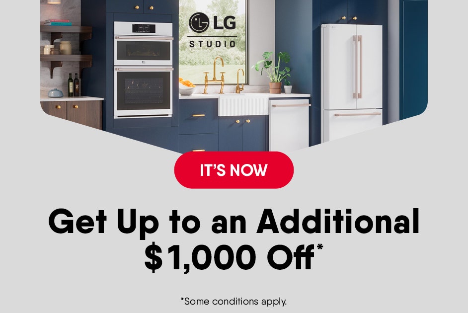 LG STUDIO - Get Up to an Additional $1,000 Off*
