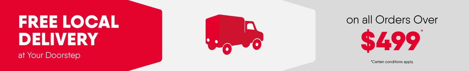 Free local delivery. Certain conditions apply.