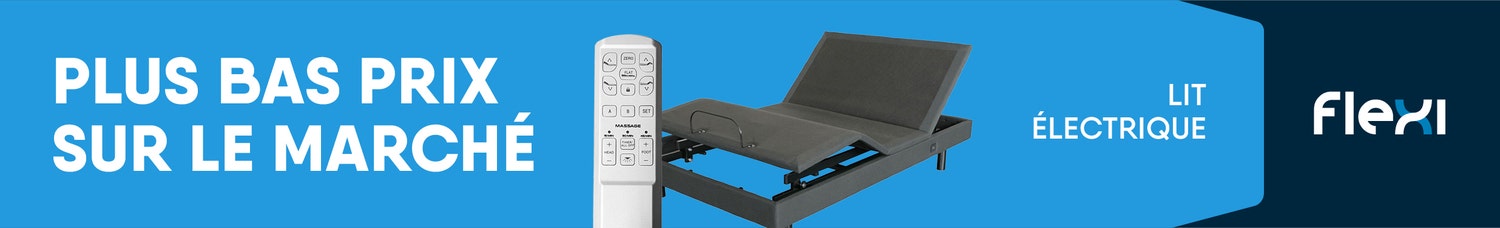 Un maximum de confort pour un meilleur sommeil - Lit électrique FLEXI