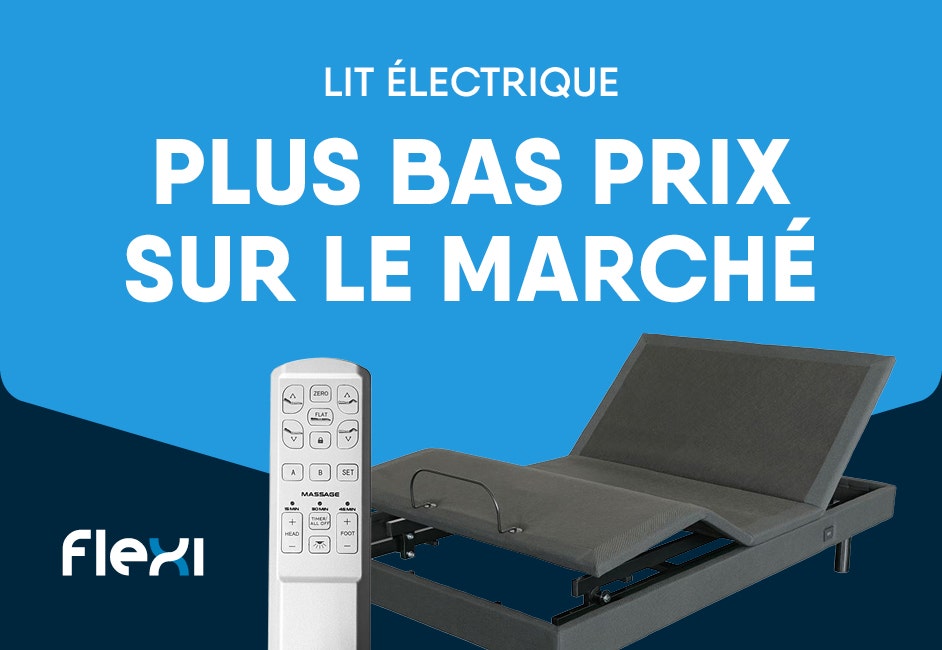 Un maximum de confort pour un meilleur sommeil - Lit électrique FLEXI