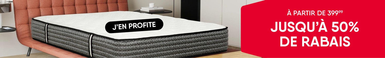 Matelas - Jusqu’à 50% de rabais. À partir de 399.99
