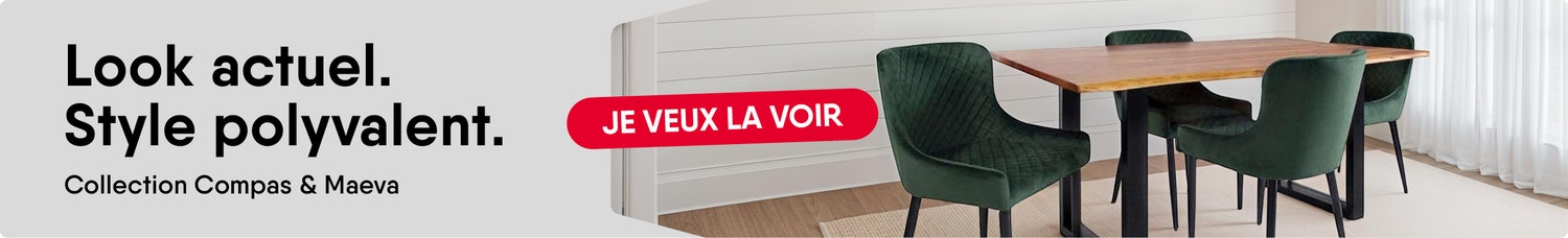 Look actuel. Style polyvalent. Collection Compas.