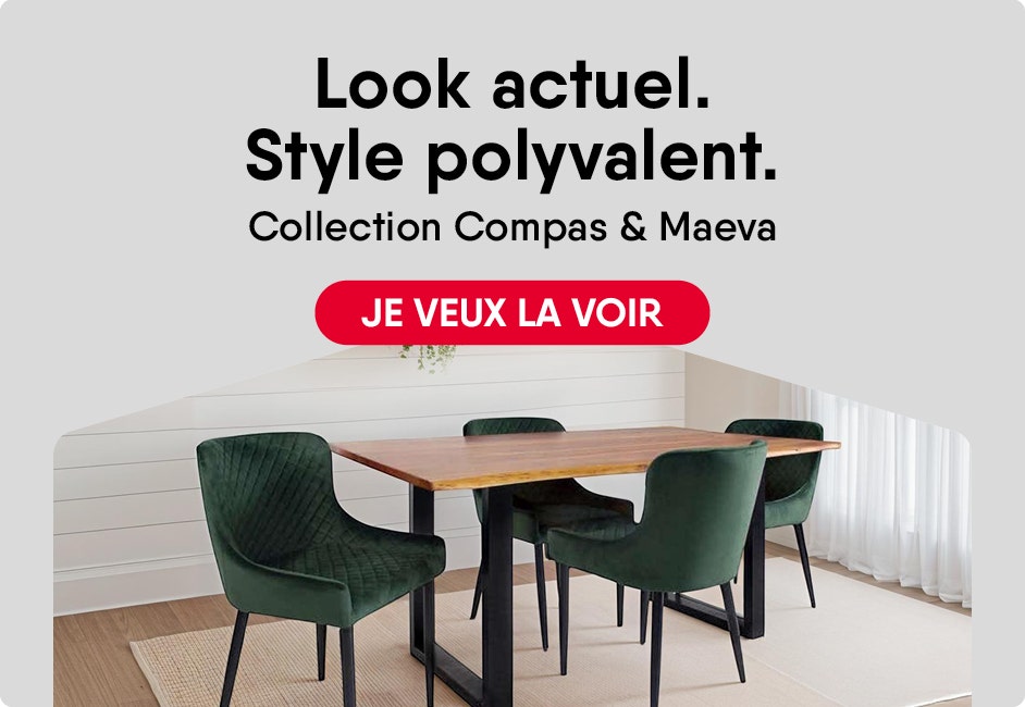 Look actuel. Style polyvalent. Collection Compas.