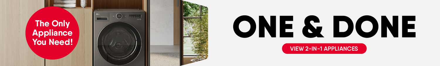 One & Done. The Only Appliance You Need.