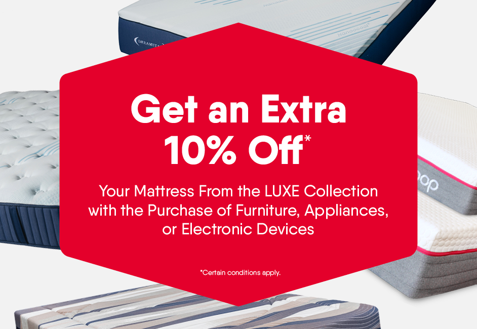 10% OFF PROMOTION ON THE PURCHASE OF A LUXURY MATTRESS