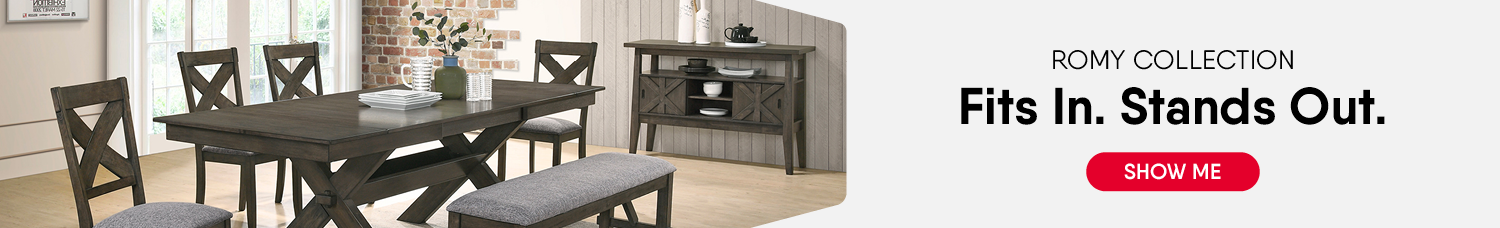 Fits In. Stands Out. Romy Collection