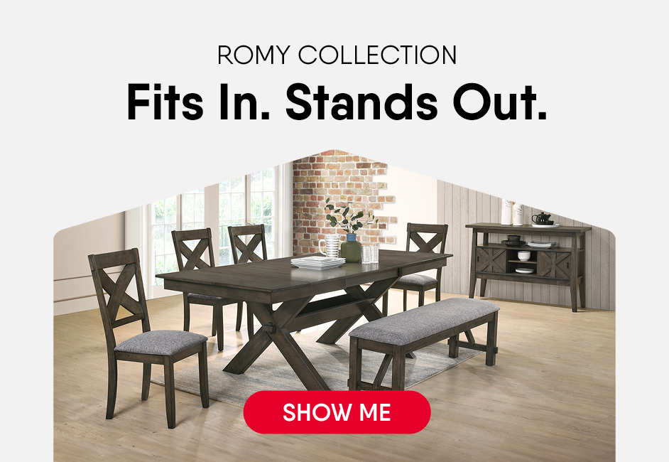 Fits In. Stands Out. Romy Collection