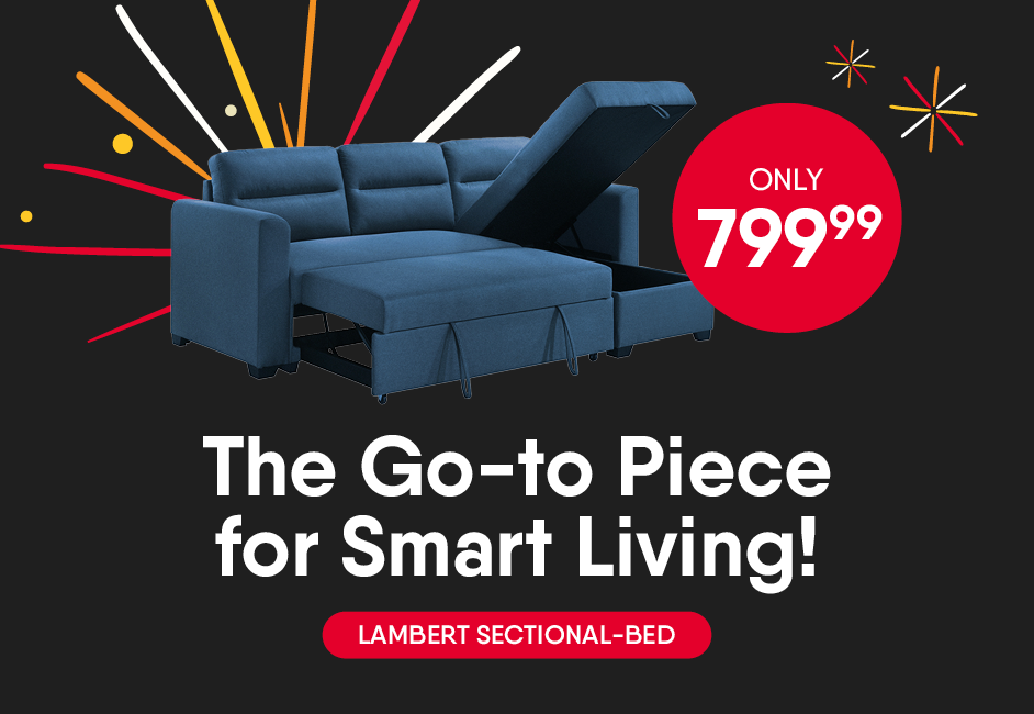 The Go-to Piece for Smart Living! Lambert collection