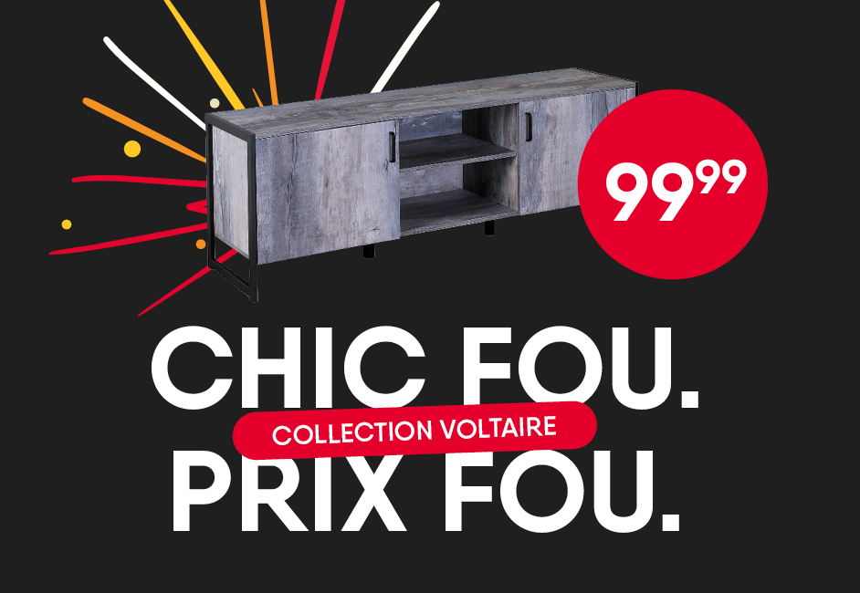 Chic fou. Prix fou. Collection Voltaire