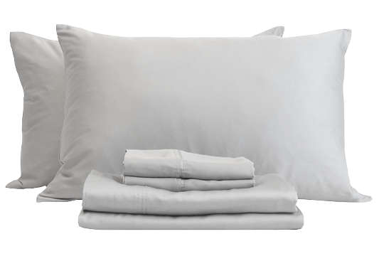White Bamboo Rayon Bed Sheets