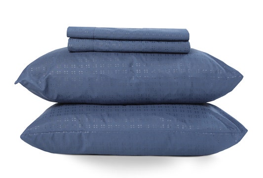 Draps en microfibre bleus