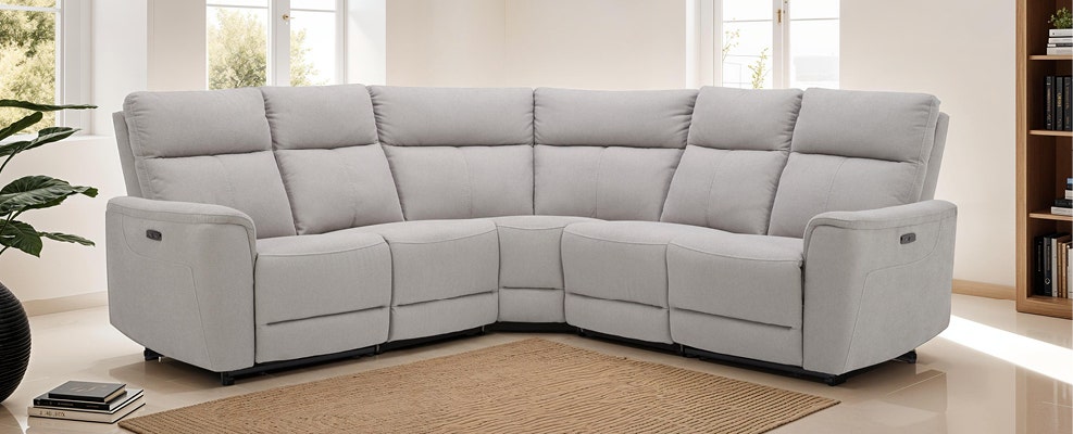 Power Modular Reclining Sectional 