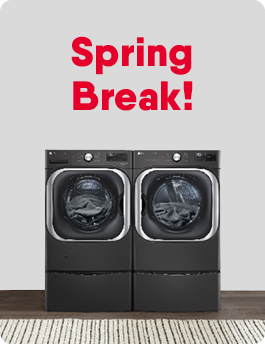 Spring Break on our laundry appliances