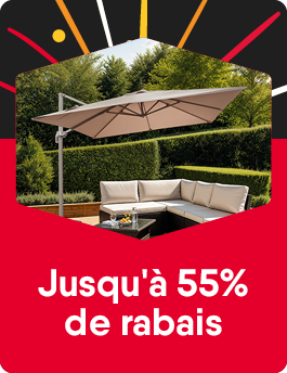 Jusqu’à 55% de rabais