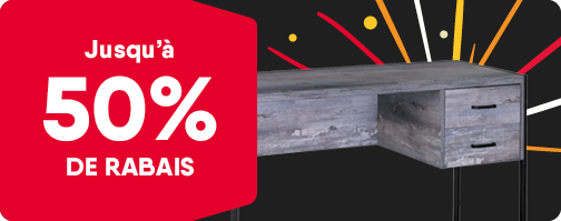 Jusqu’à 50% de rabais
