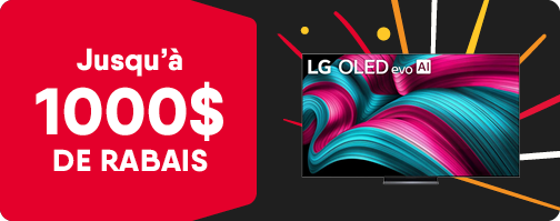Jusqu’à 1000$ de rabais