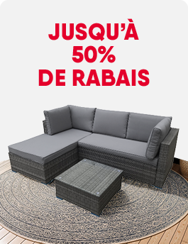 Jusqu’à 50% de rabais