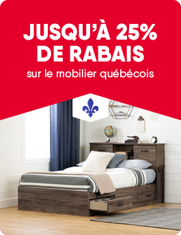 Jusqu’à 25% de rabais sur le mobilier québécois
