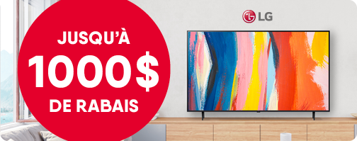 Jusqu’à 1000$ de rabais