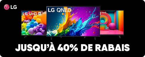 Jusqu’à 40% de rabais