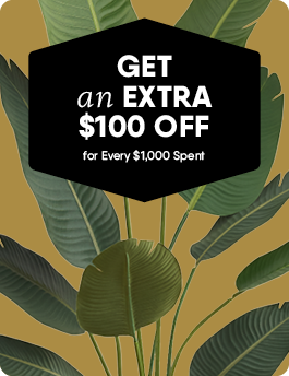 Get an Extra $100 Off for Every $1,000 Spent