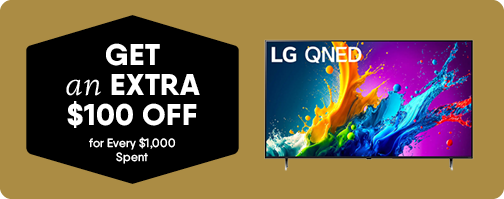 Get an Extra $100 Off for Every $1,000 Spent