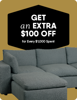 Get an Extra $100 Off for Every $1,000 Spent