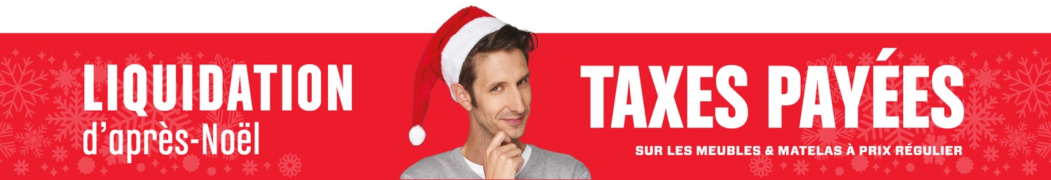 Liquidation d'après-Noël, c'est maintenant!