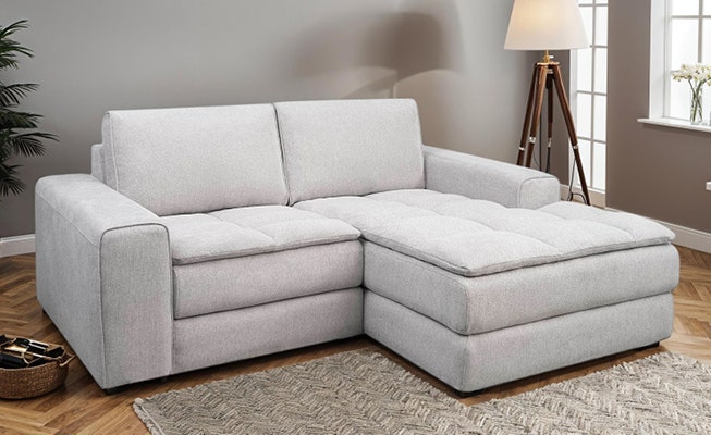 Modular Loveseat with Chaise- 2 pcs