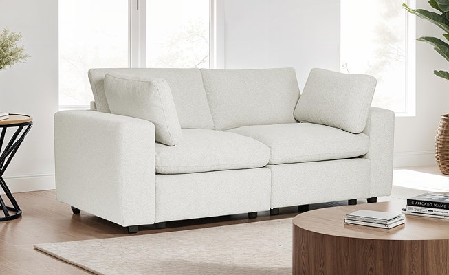 Modular Loveseat - Beige