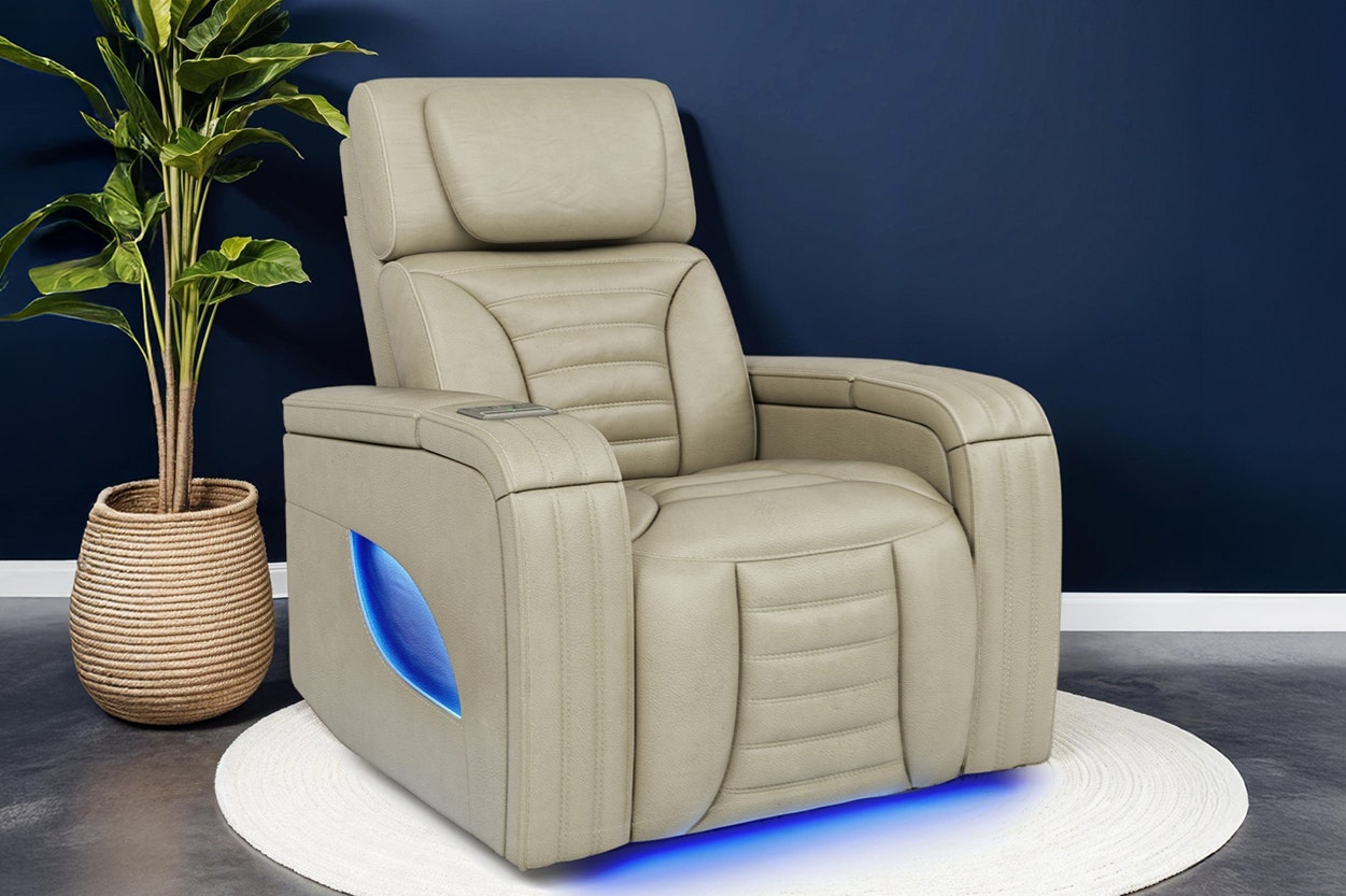 Power Modular Reclining Heating Massaging Sofa and Retractable Cup Holders