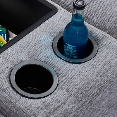 Console with Cup Holders