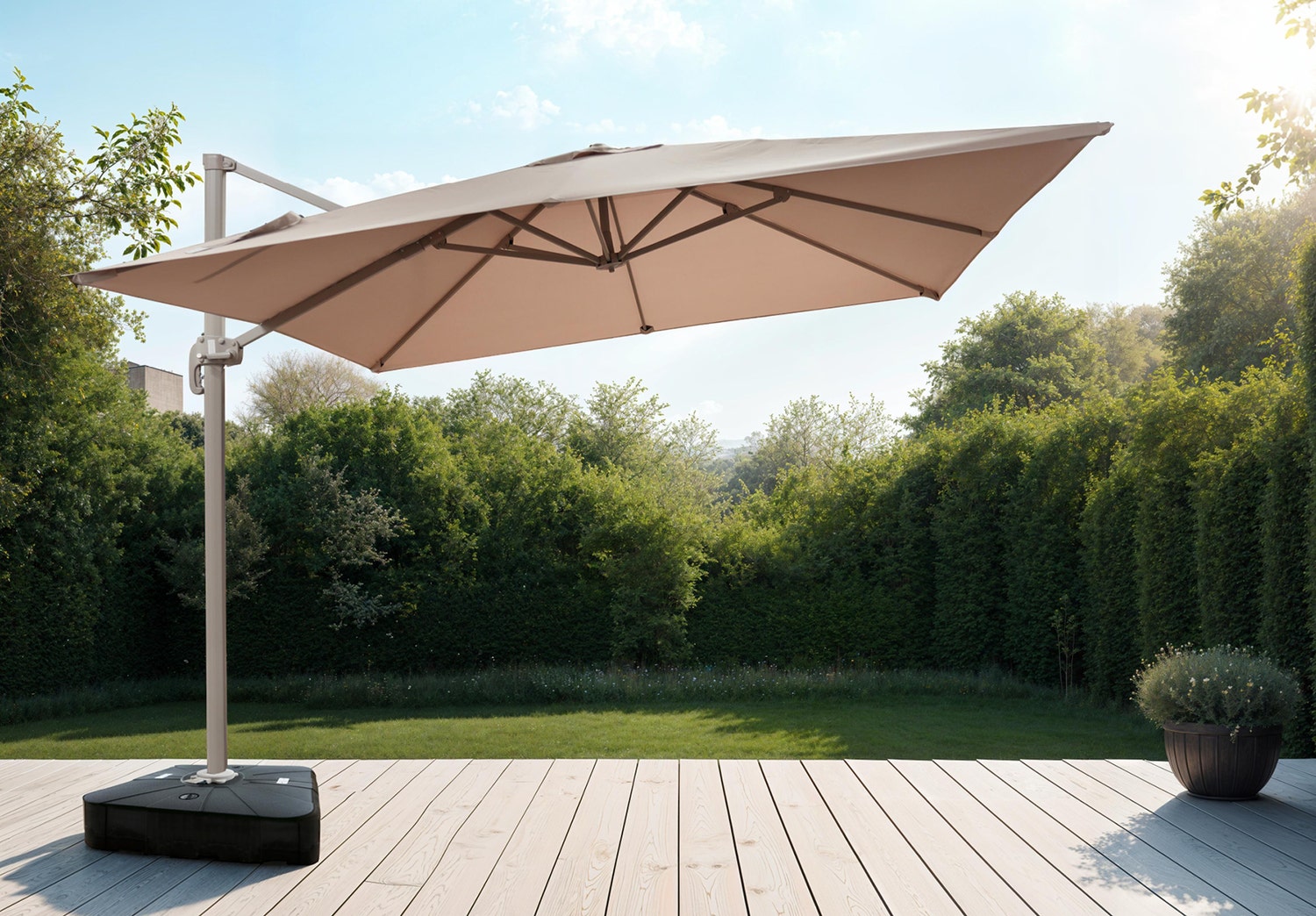 Patio Umbrellas with Base