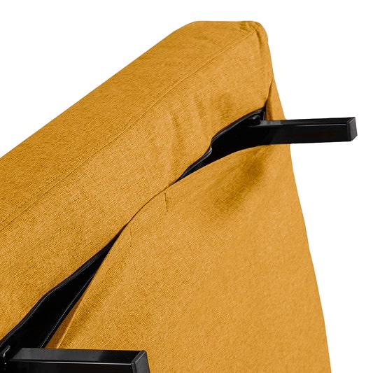Bed Legs Hidden in Seat and Backrest