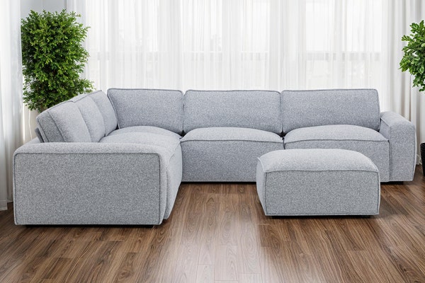 Modular Sectional with Ottoman